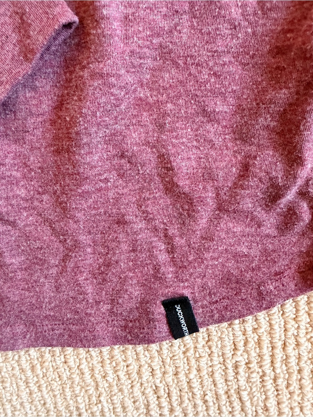Duckworth Women’s Lightweight Hooded Long-Sleeve Top - Dusty Mauve - Picture 2 of 5